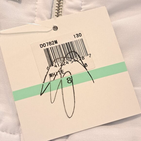 Donna Morgan White NWT A-Line Dress - Picture 8 of 9